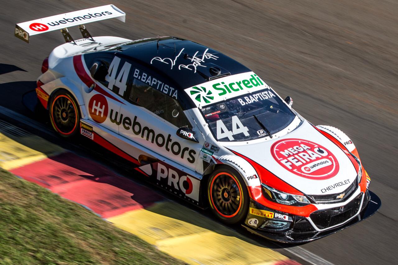Carro do piloto Bruno Baptista, do Time Webmotors