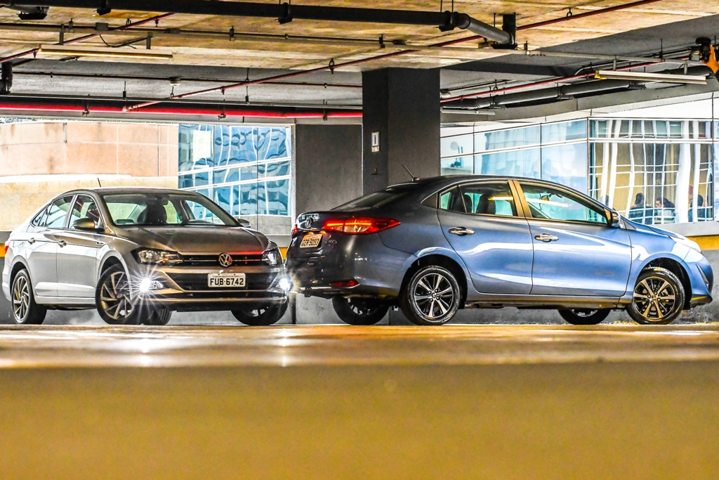 Comparativo: Toyota Yaris Sedan XLS 1.5 x Volkswagen Virtus Highline 200 TSI
