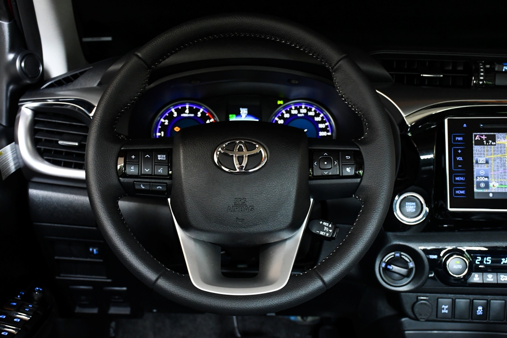 Interior da Toyota Hilux