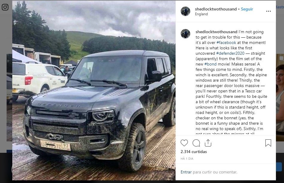 Novo Land Rover Defender