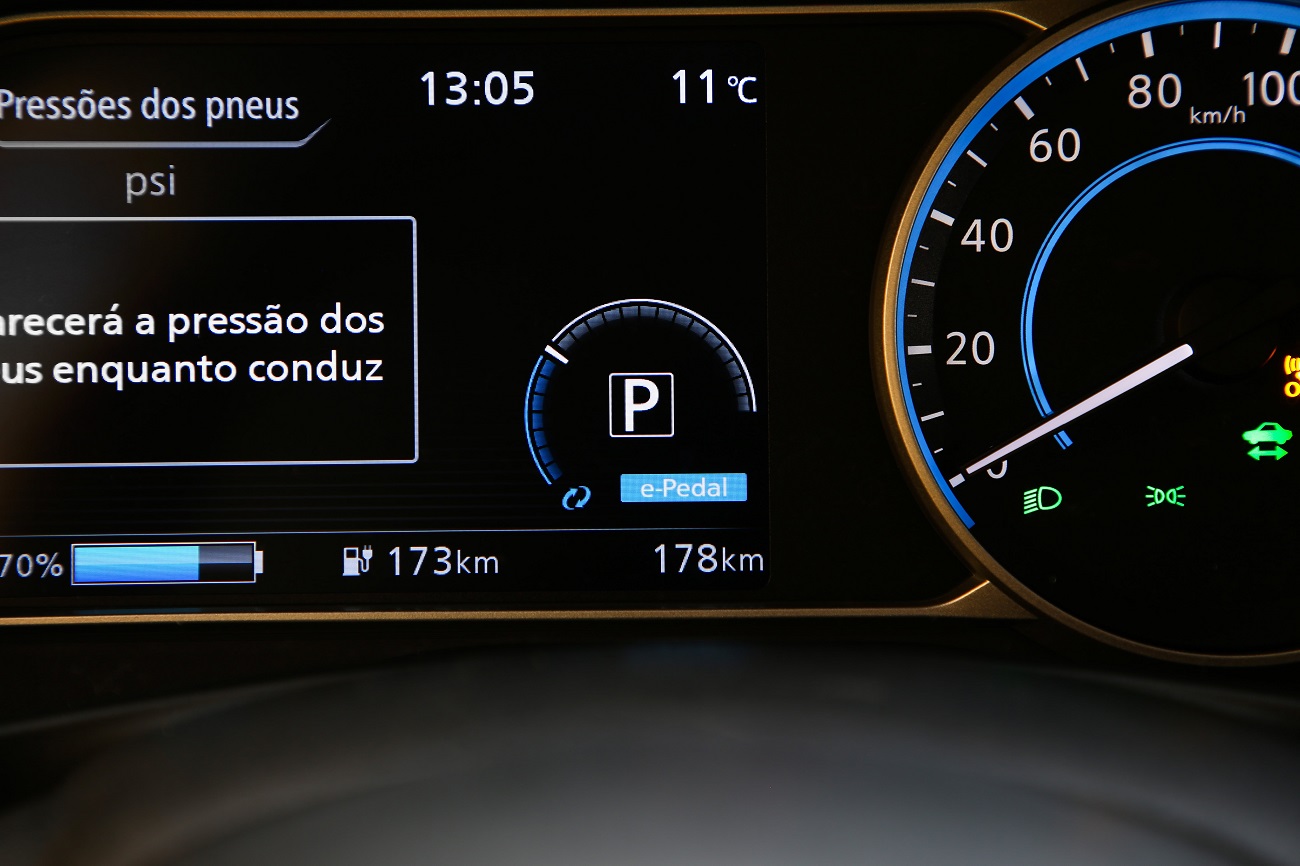 Nissan Leaf 2020 Telas Painel Tft 17 Min