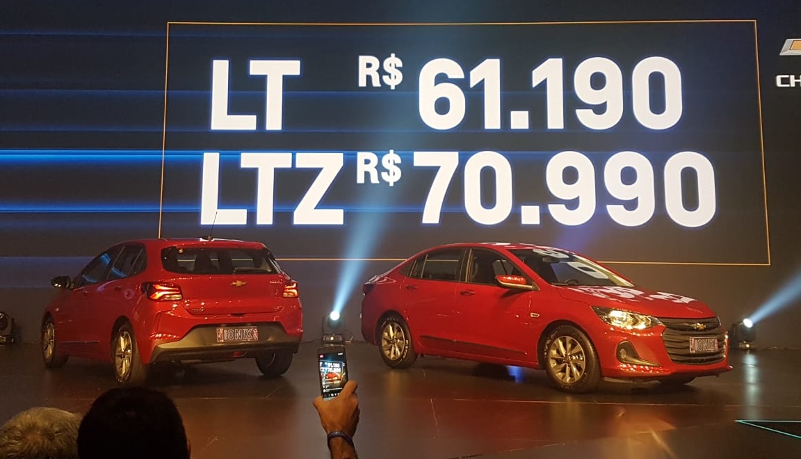 Novos Chevrolet Onix e Onix Plus