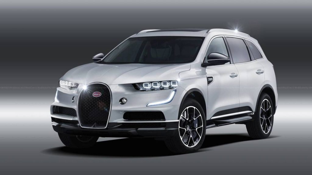 Projeção do SUV da Bugatti