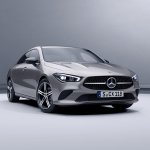 Novo Mercedes-Benz CLA prata visto de frente