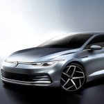 Sketch do VW Golf oitava geração