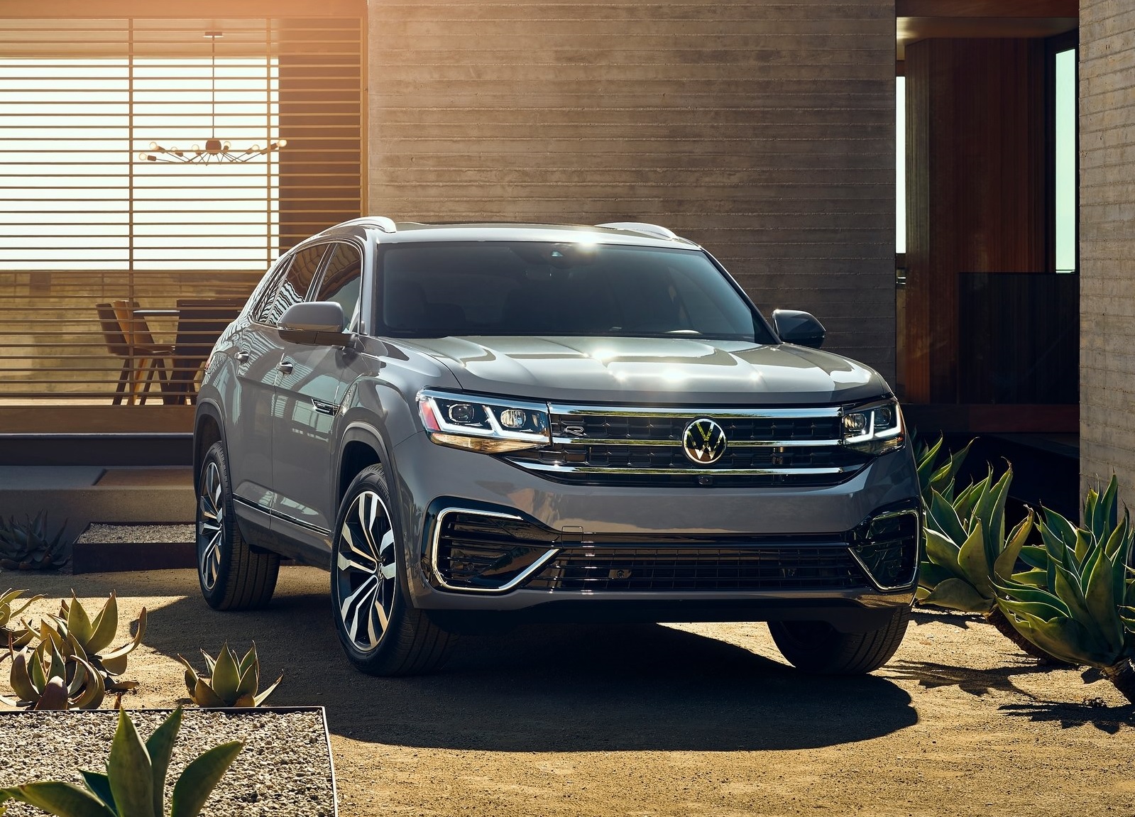 Close frontal do Volkswagen Atlas Cross Sport 2020