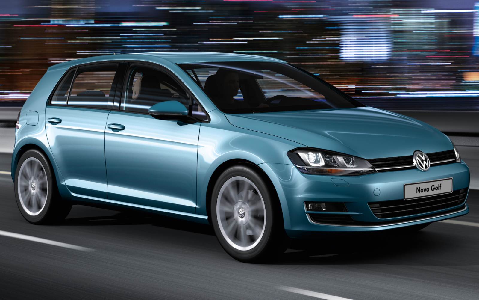 Golf 2013 na cor Azul Pacific