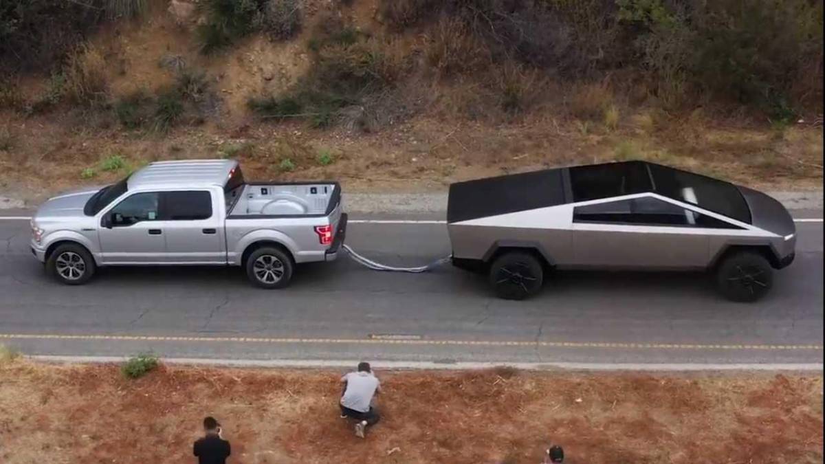 Picape Tesla Vence Ford F 150 No Cabo De Guerra 2