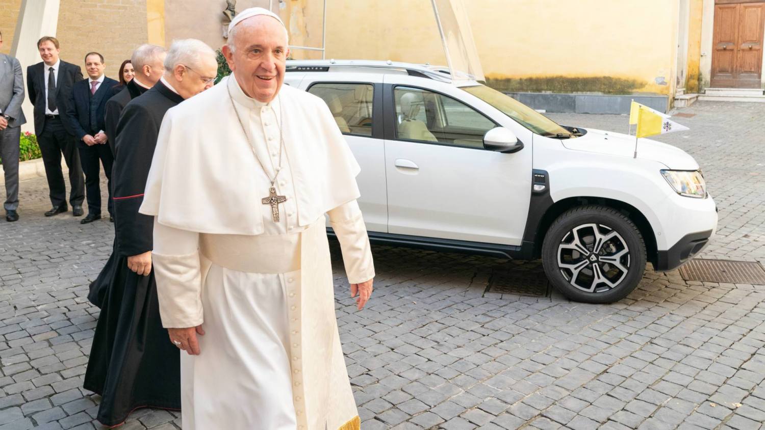 The Pope And His Dacia Duster