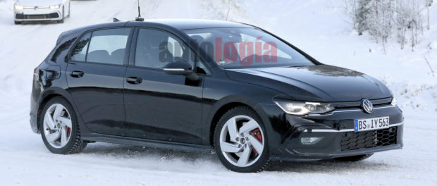 novo golf gti em testes na neve