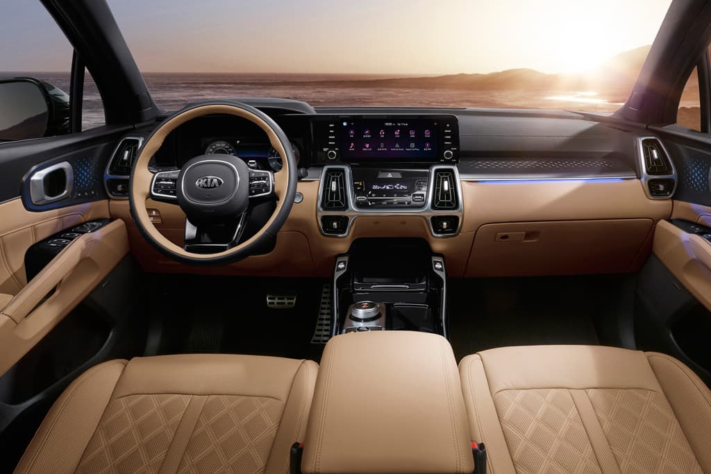 Novo interior do Kia Sorento