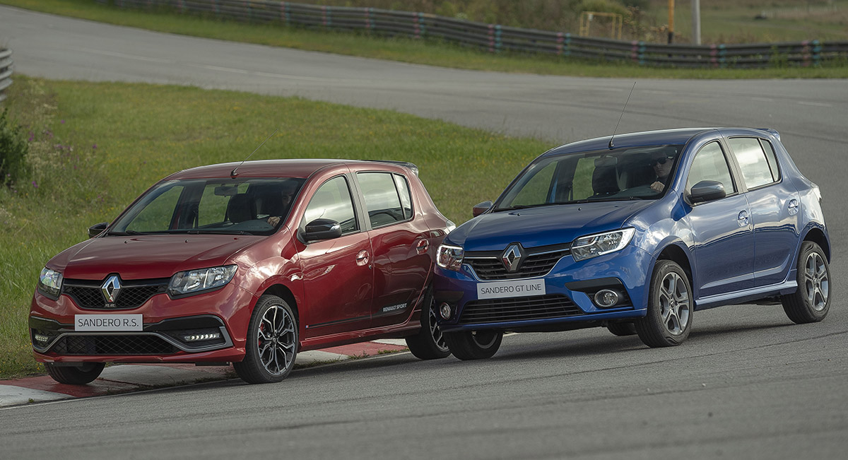 Sandero GT Line e Sandero RS