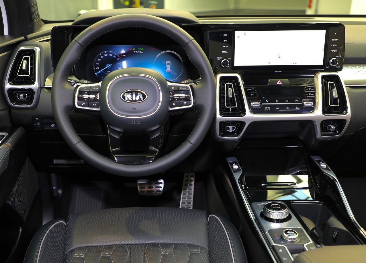 Painel do novo Kia Sorento