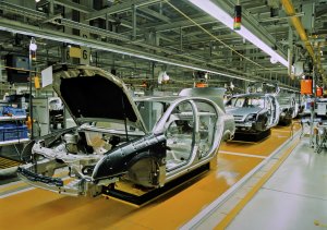 Linha de produção de carros