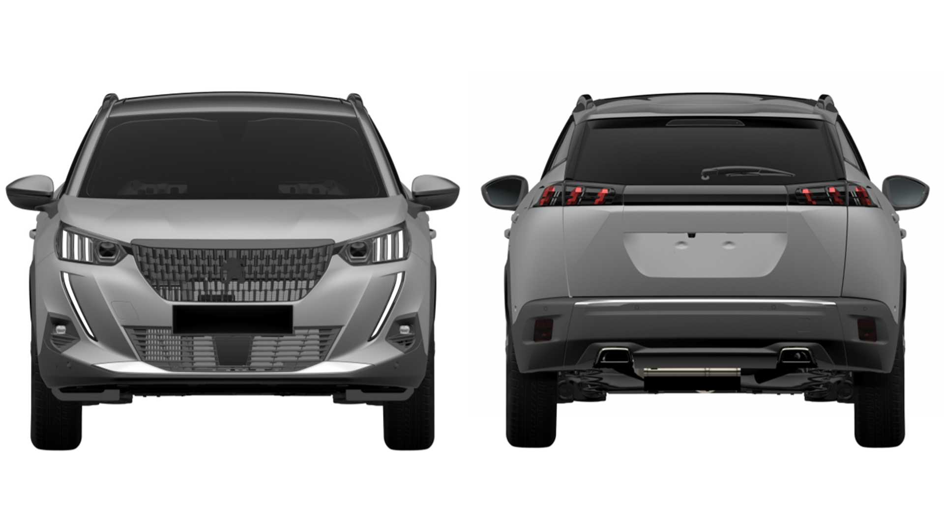Peugeot 2008 2021 tem traseira inpirada no SUV 3008