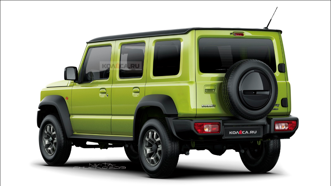 Jimny 4-portas traseira