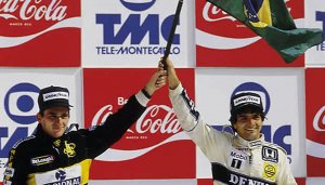 Senna E Piquet Gp Do Brasil De F1 1986 Jacarepaguá