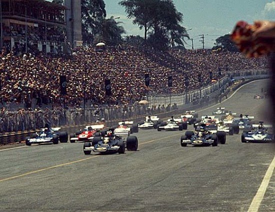 Largada do GP Brasil de F1 de 1973