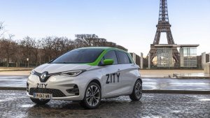 Renault Zoe In Zity Car Sharing Fleet In Paris France