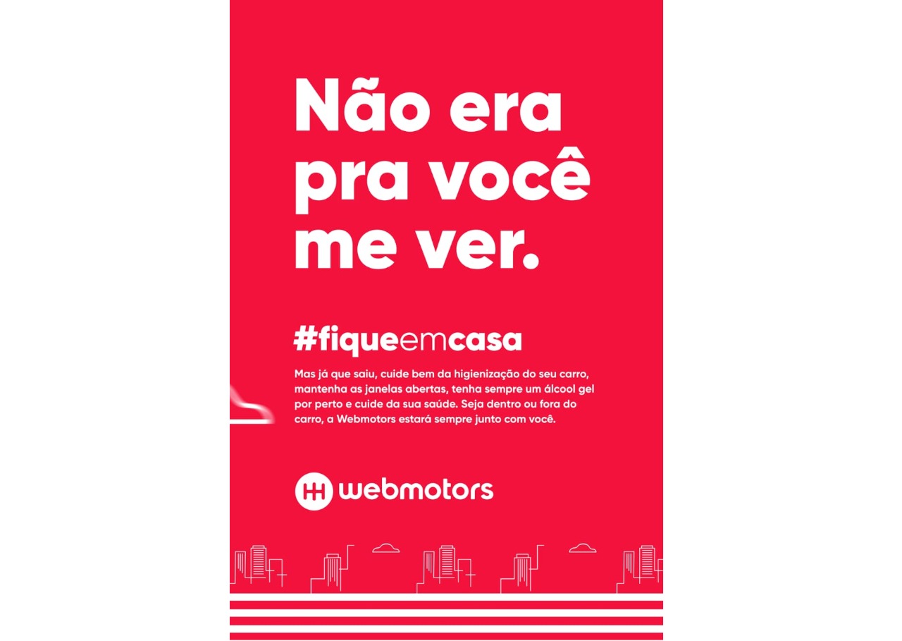 Campanha Webmotors fique em casa