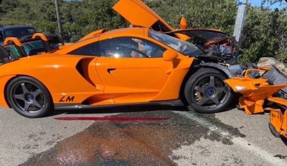 Mclaren Senna Destruído