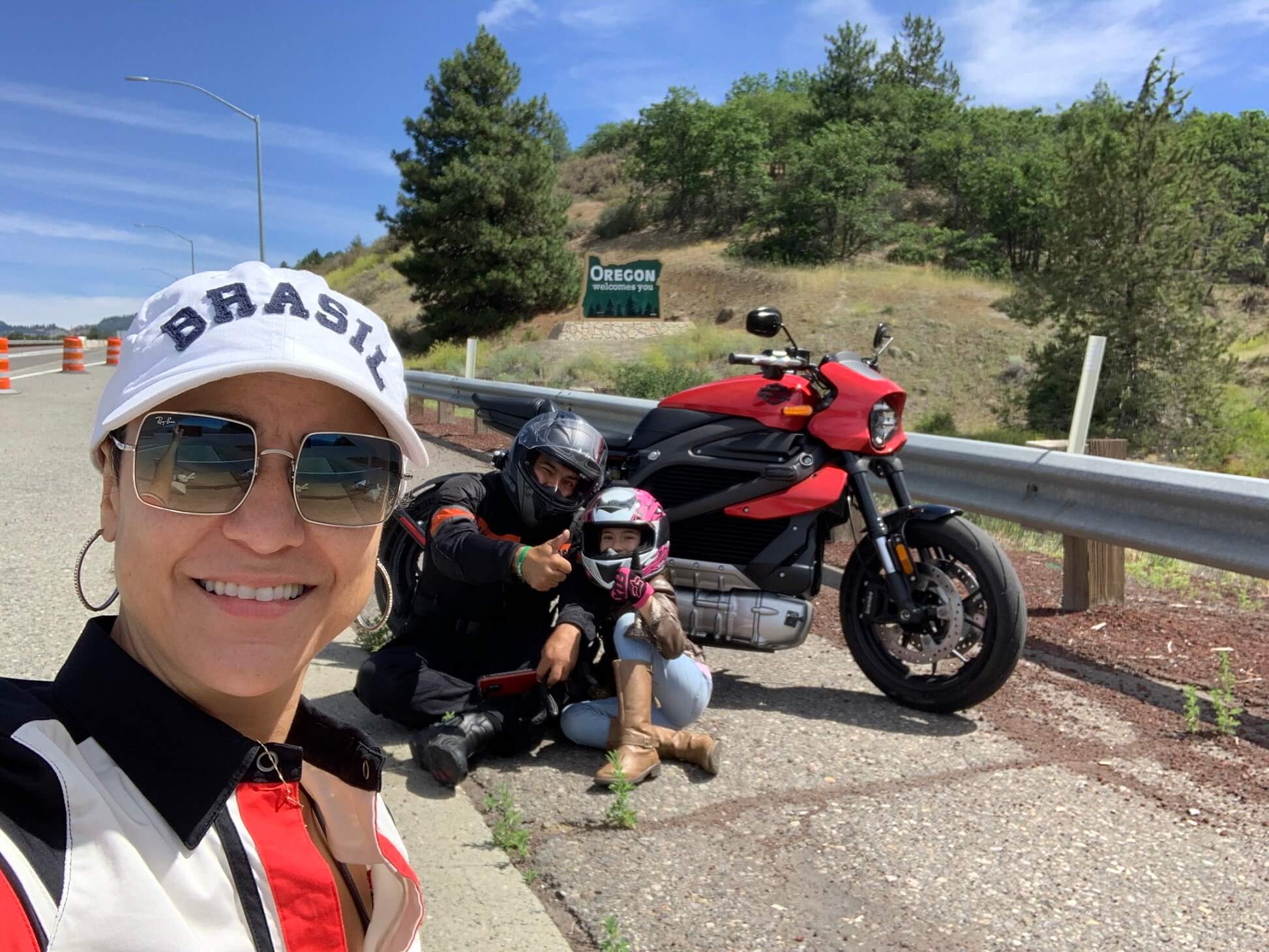 Diego Cardenna elétrica Harley-Davidson LiveWireas atravessou os EUA