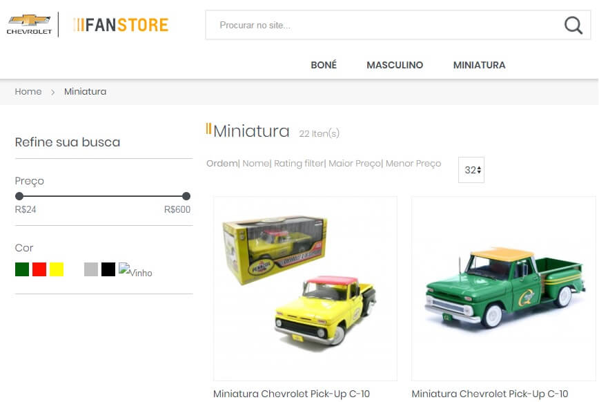 Miniaturas Chevrolet