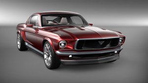 Ford Mustang com base de Tesla