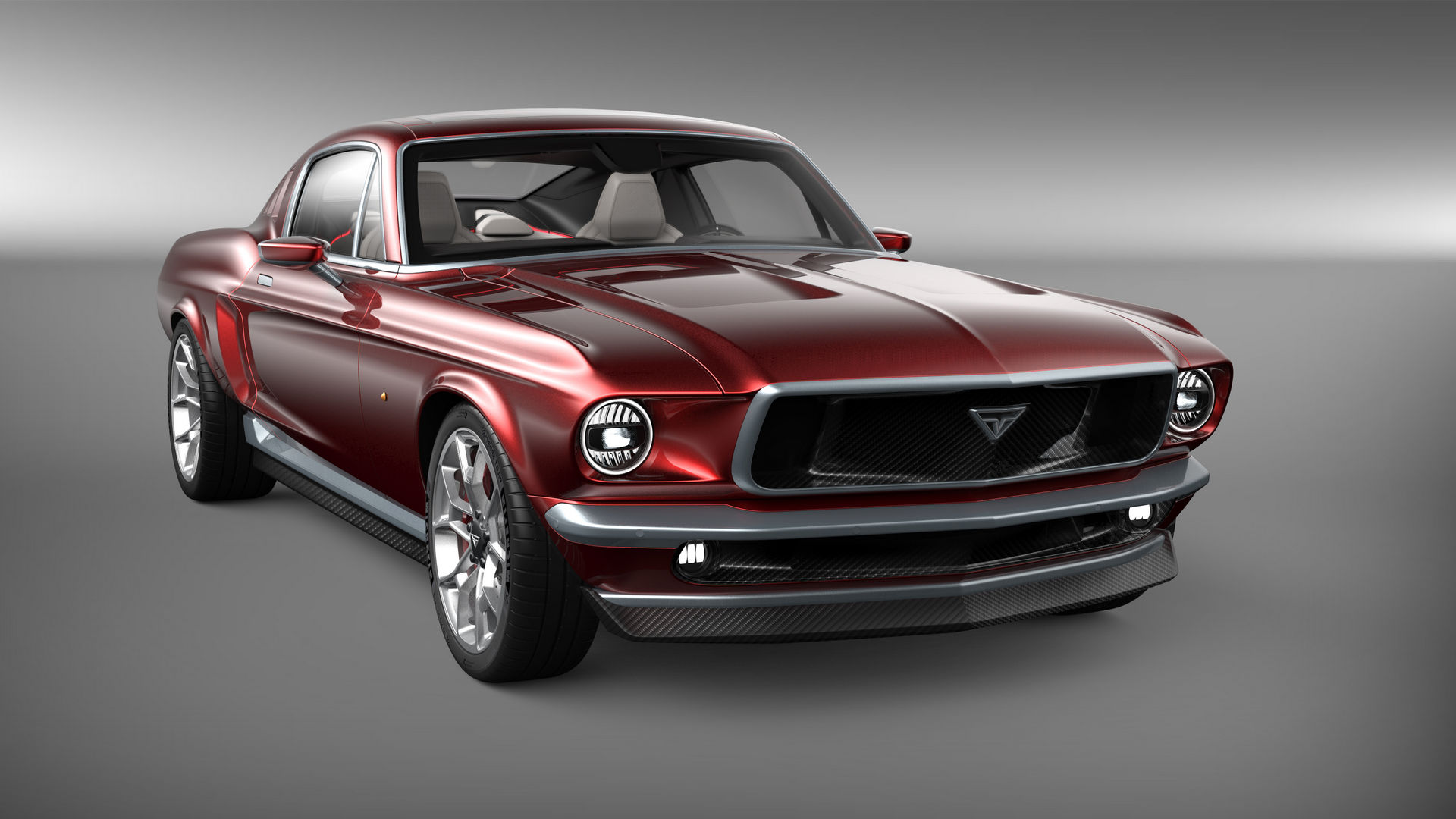 Ford Mustang com base de Tesla