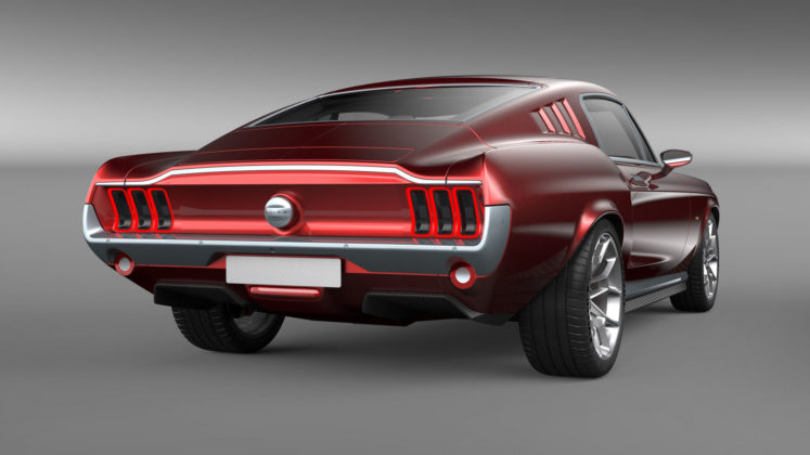 Ford Mustang Com Base De Tesla 1