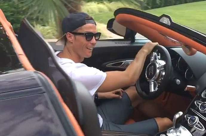 coleção de carros de Cristiano Ronaldo