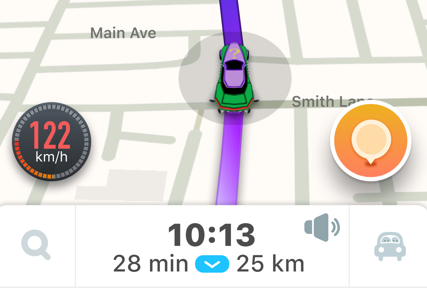 Batman e Charada no Waze