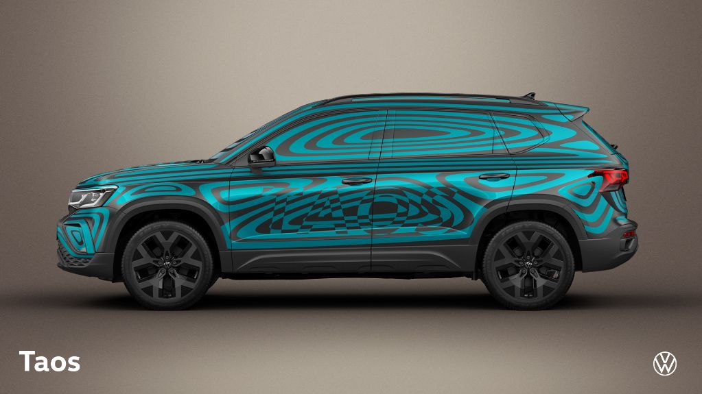 Volkswagen Taos de lado