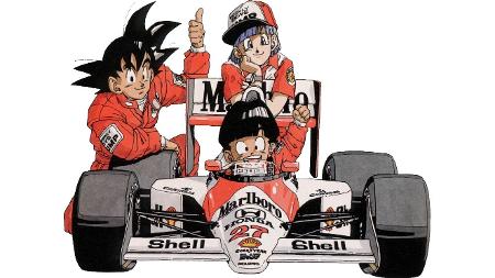 McLaren de Senna Dragon Ball