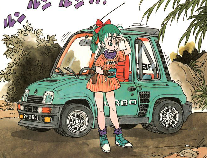 Renault 5 turbo de Dragon Ball