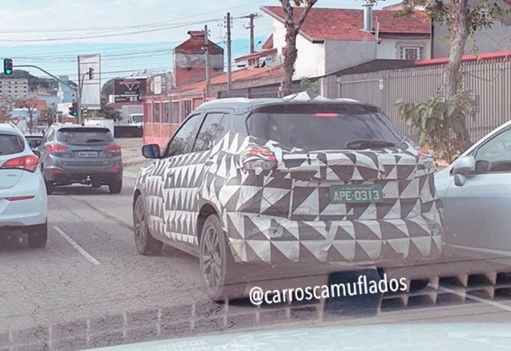 Flagra Do Novo Nissan Kicks Reestilizado Carros Camuflados (2)