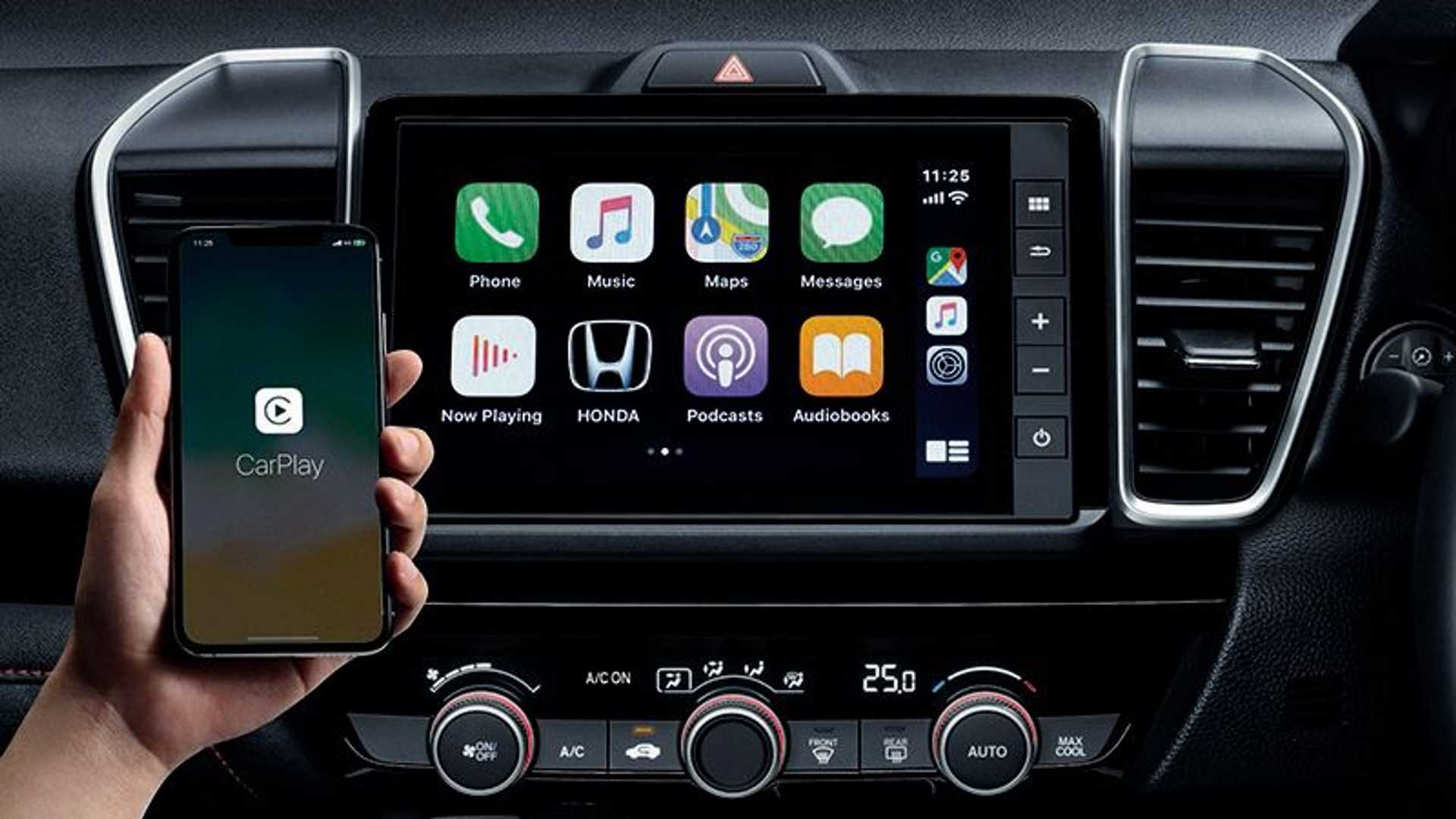 Honda City Hatch Carplay Sem Fio