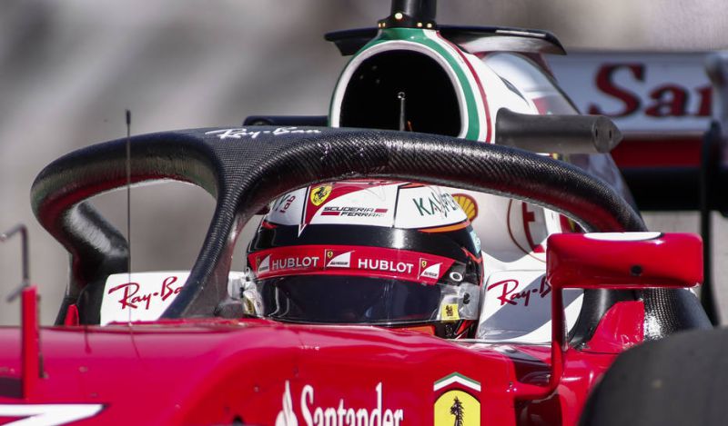 Romain Grosjean Ferrari Halo