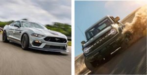 Mustang Mach 1 e Bronco
