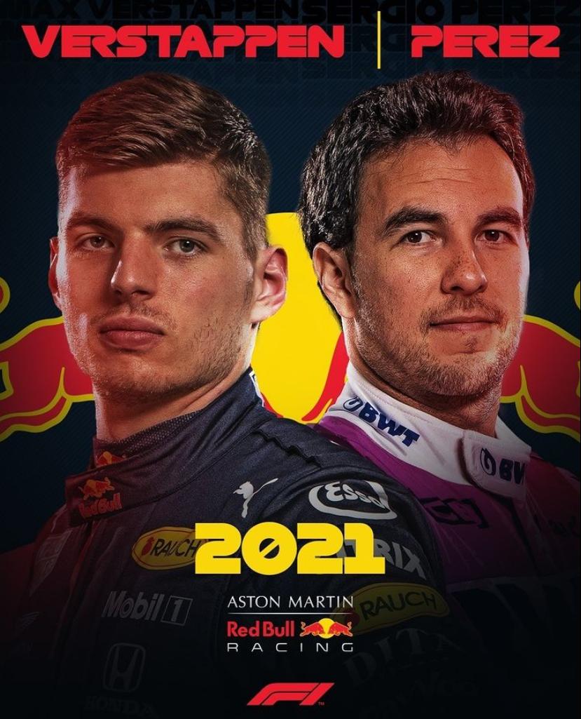 Sergio Perez e Max Verstappen
