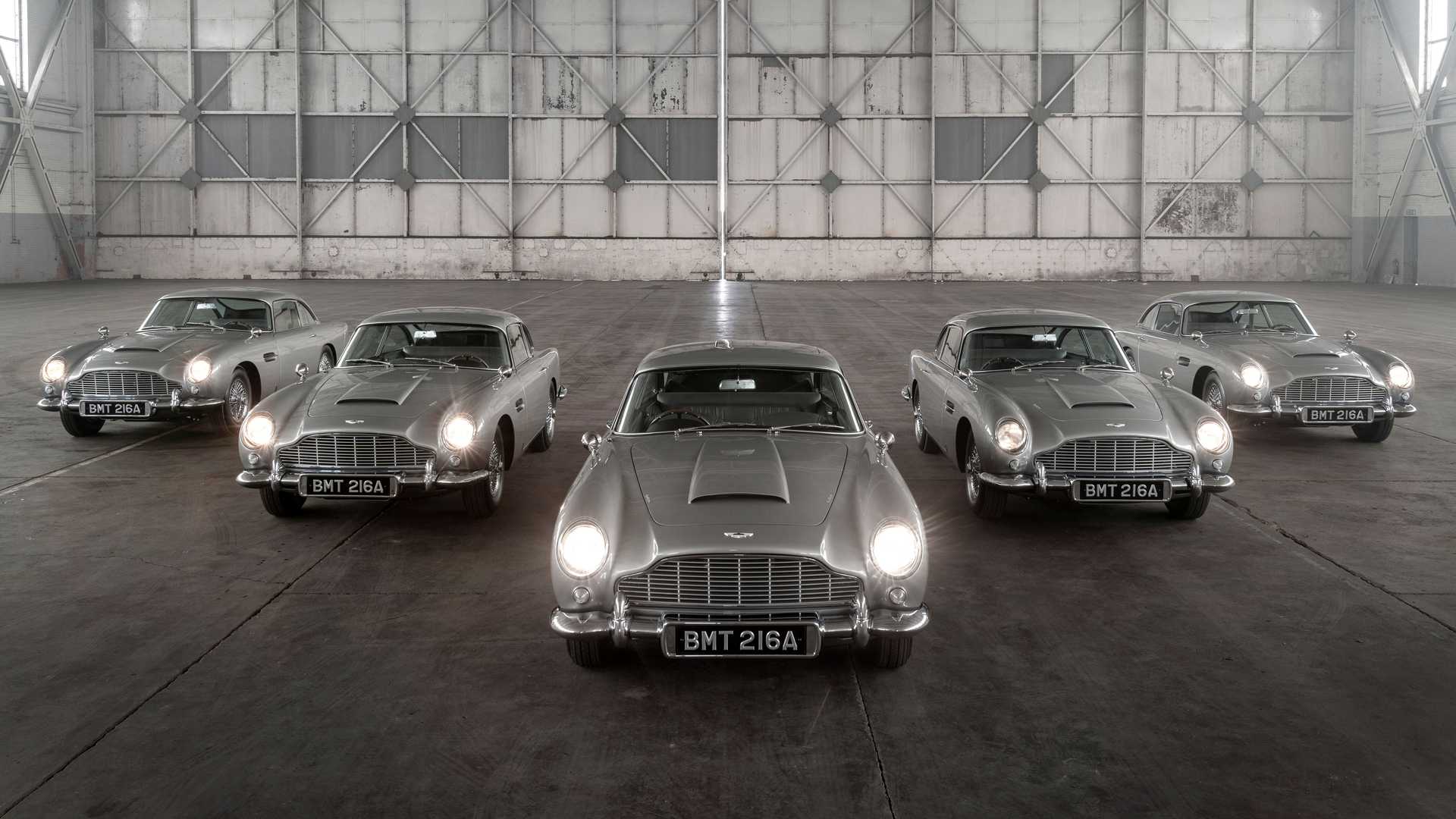 The First Five Aston Martin Db5 Continuation Cars Aston Martin de 007
