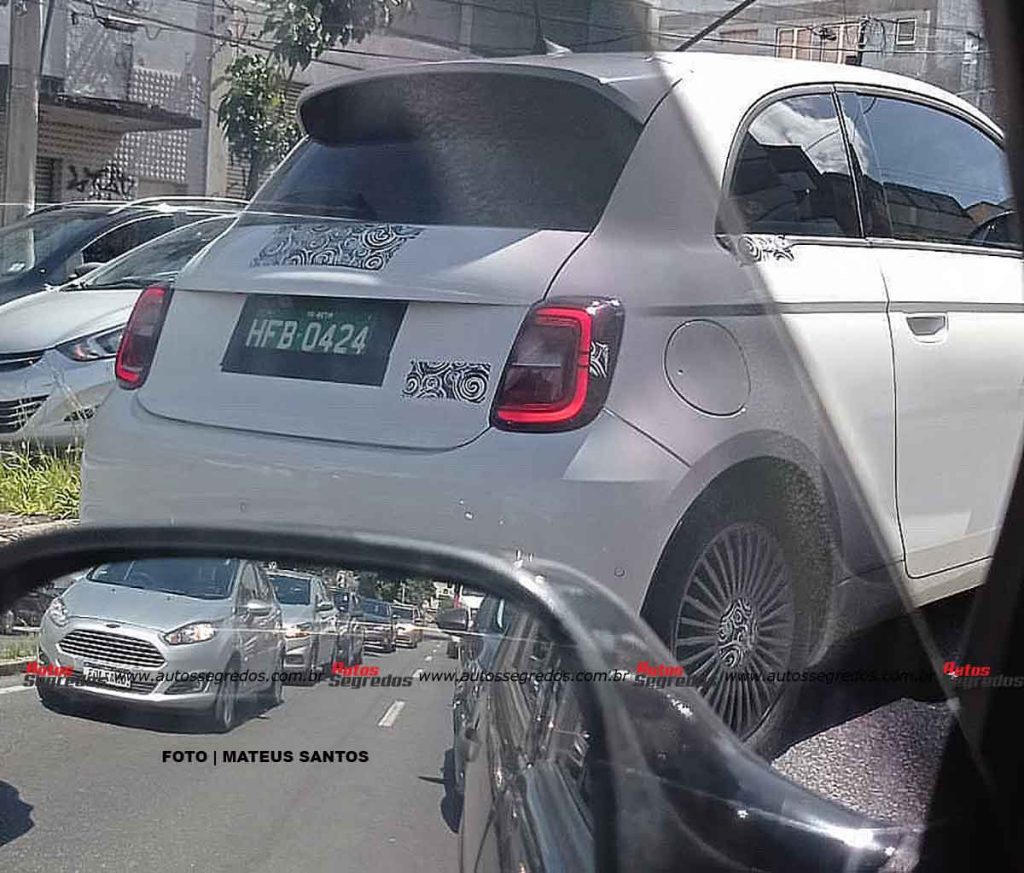 Flagra Fiat 500e