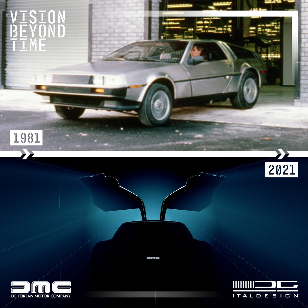 Montagem Delorean