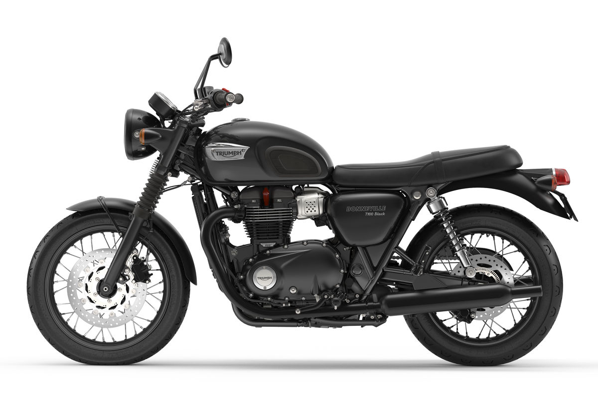 3. Bonneville T100 Black 2021