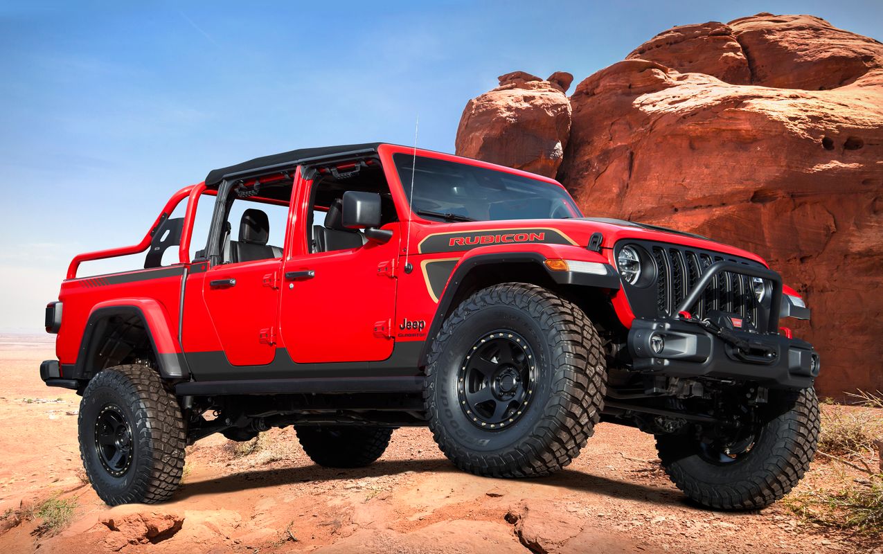 Jeep Red Bare Rubicon