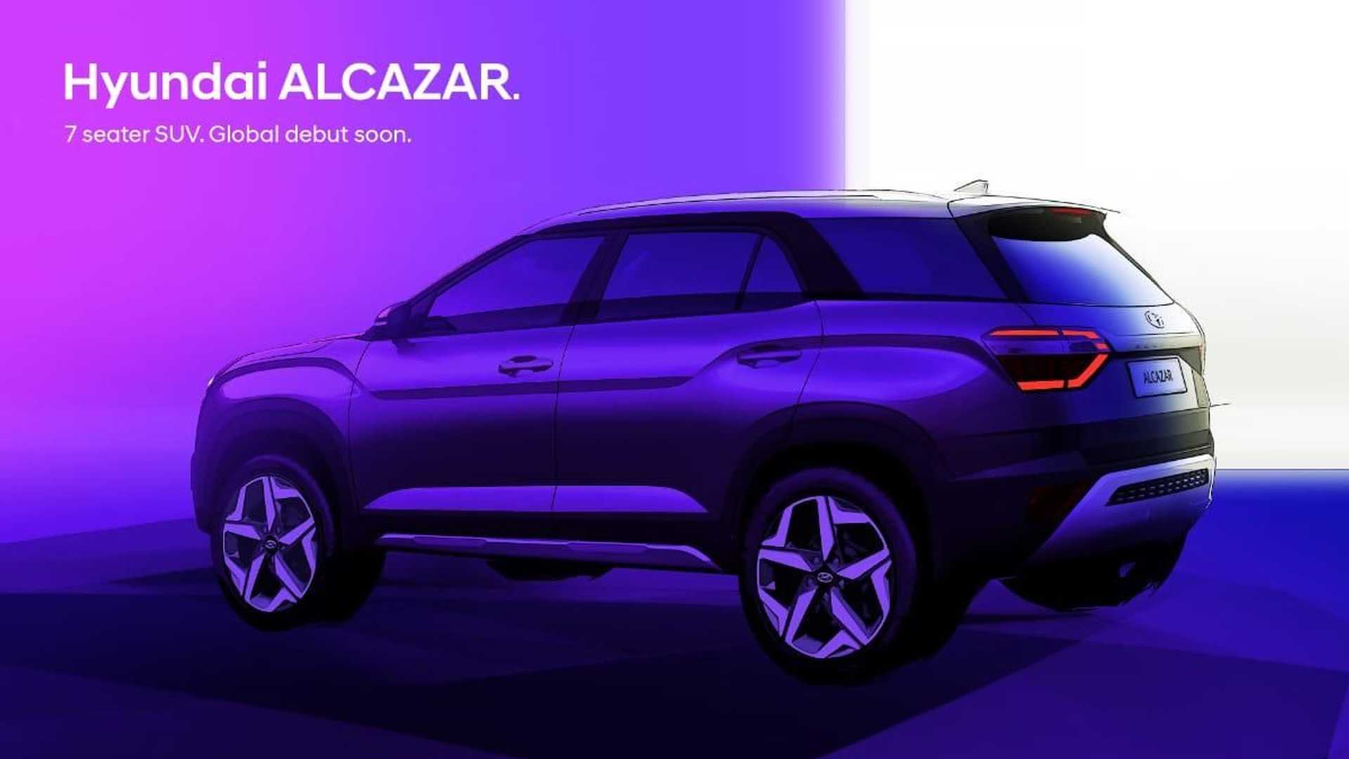 Hyundai Alcazar, o Creta de 7 lugares