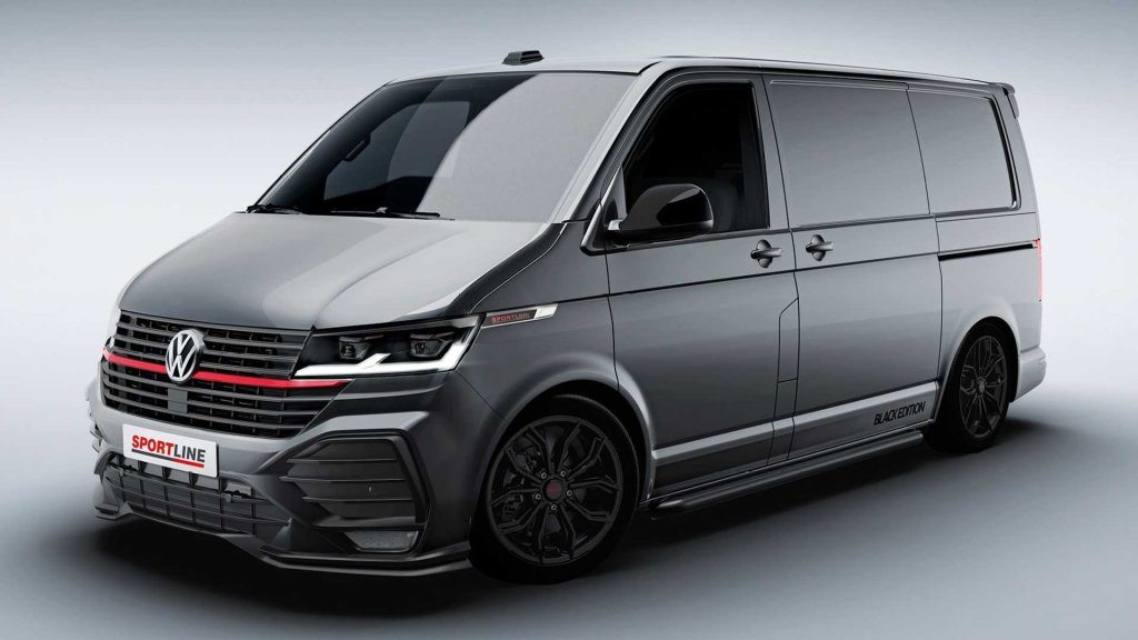 Volkswagen Transporter T6.1 Sportline Front View