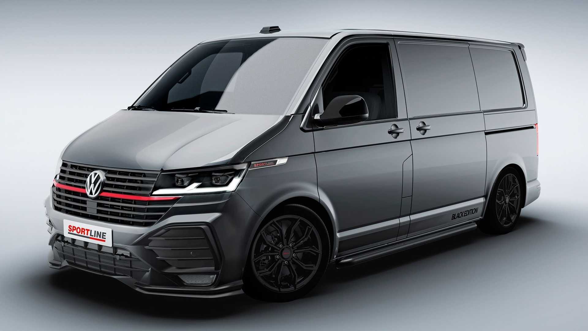 Volkswagen Transporter T6.1 Sportline Front View
