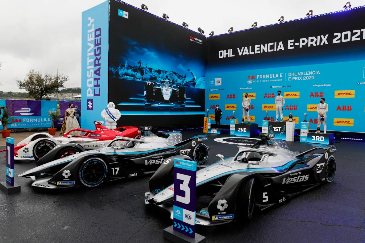 Podio Formula E Valencia1