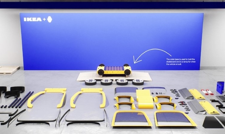 Carro elétrico Ikea Höga